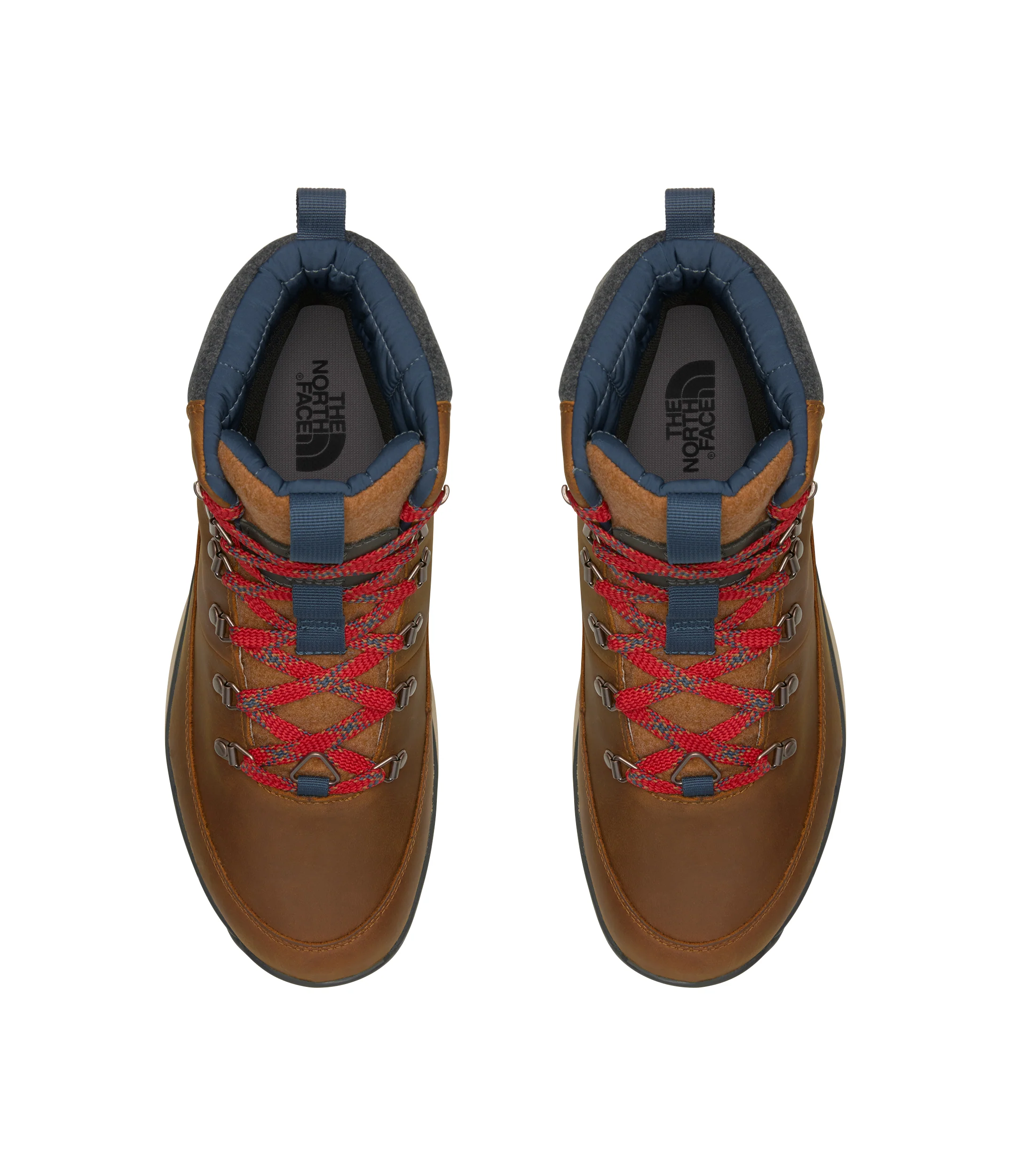 Men's Bergen Leather WP Timber Tan TNF Red - Image 2