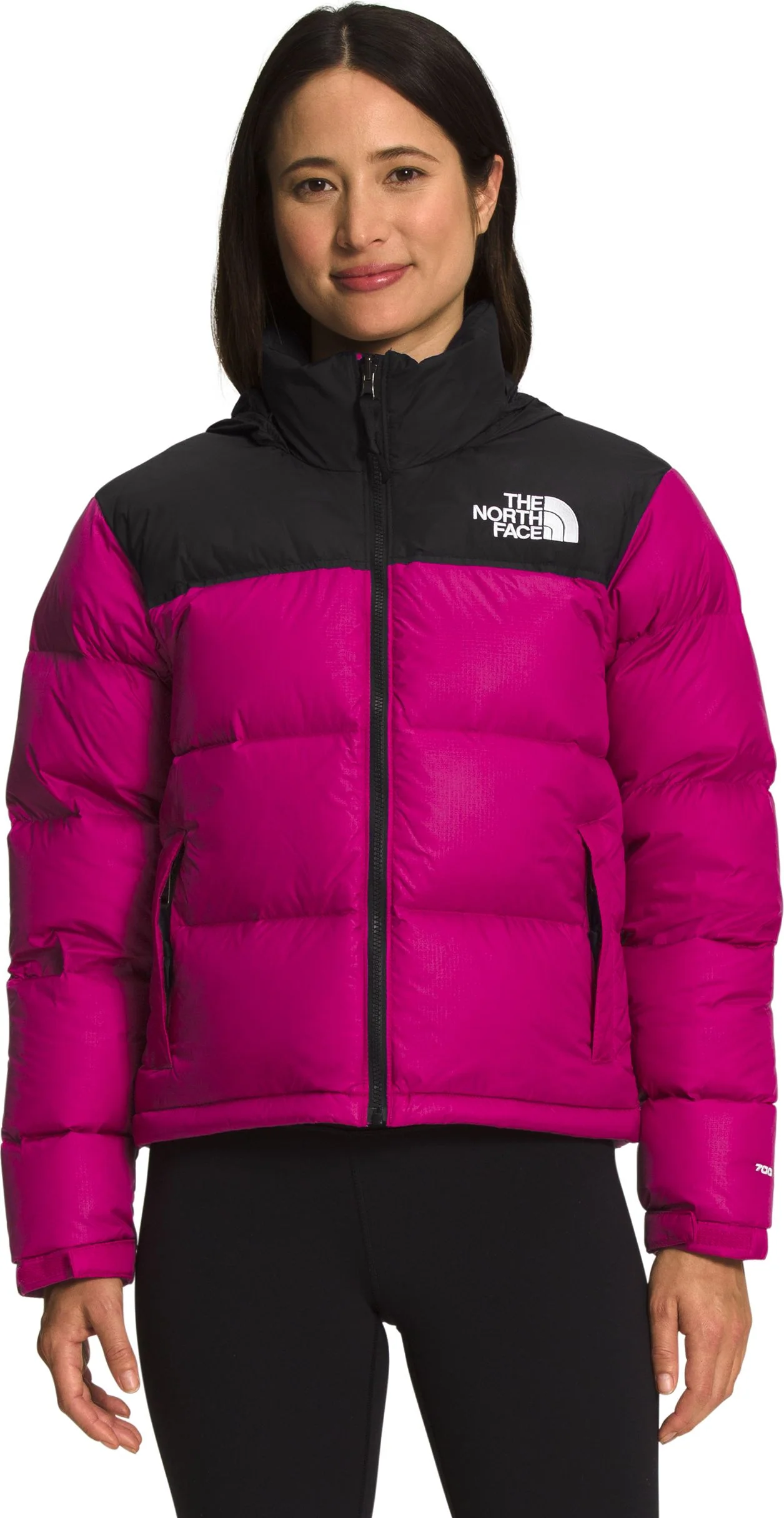 W 1996 Retro Nuptse Jacket Fuschia Pink - Image 2