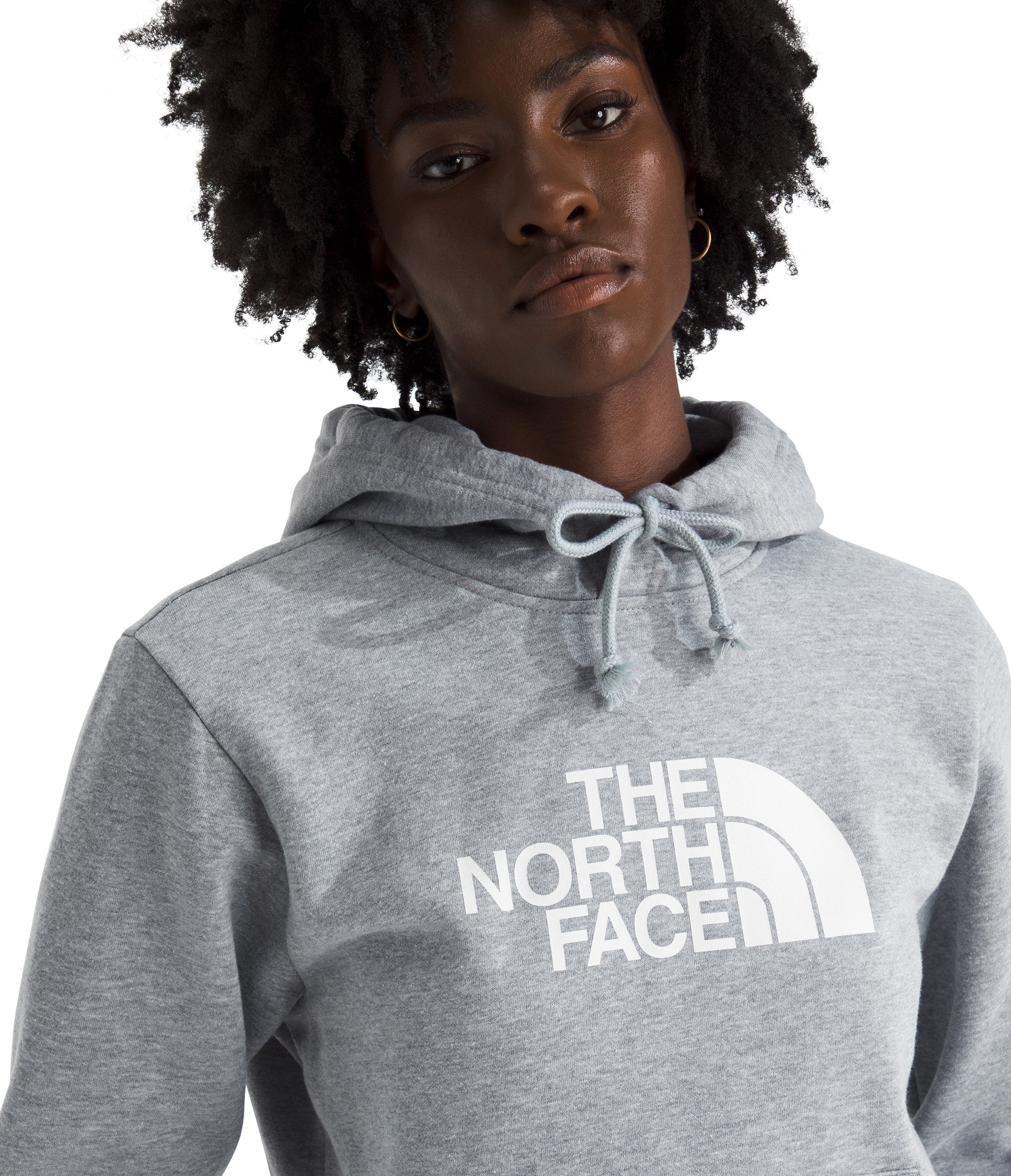 Women's Evolution Half Dome Regular Hoodie TNF Pale Grey Heather - Image 2