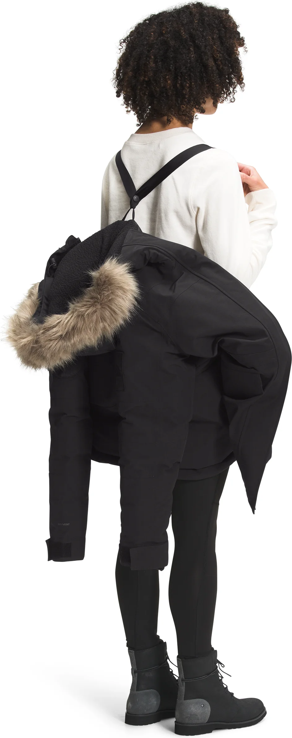 Women's Expedition Mcmurdo Parka TNF Black - Image 4