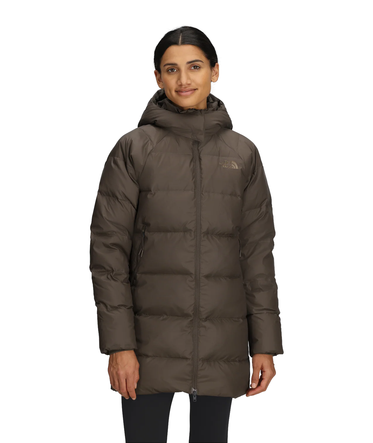 Women's Hydrenalite City Down Hooded Parka Smokey Brown