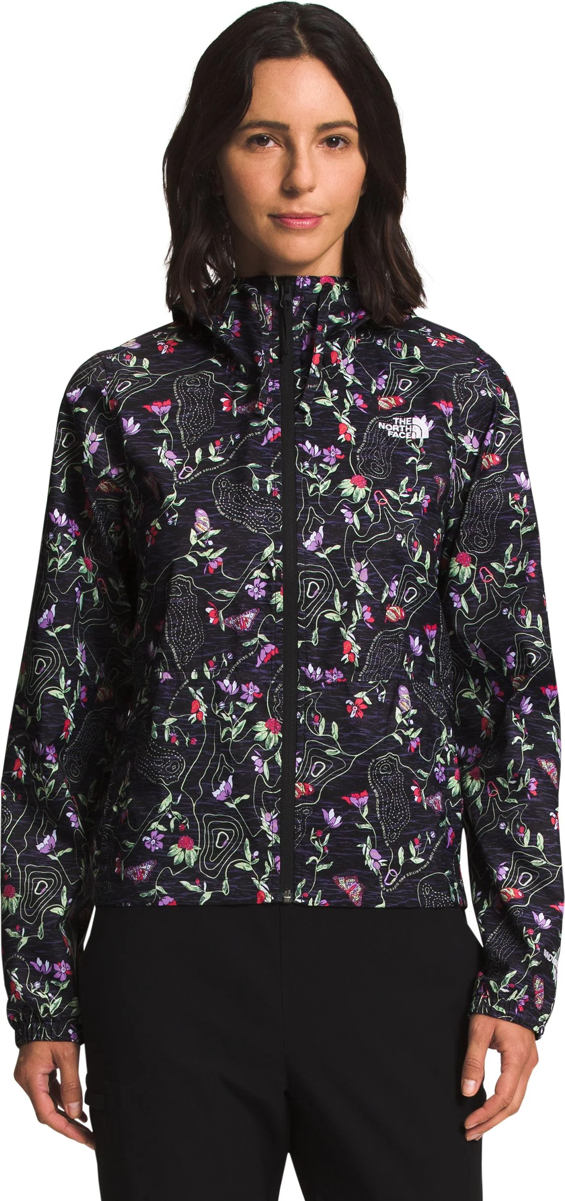 W Printed Cyclone Jacket 3 TNF Black Iwd Print