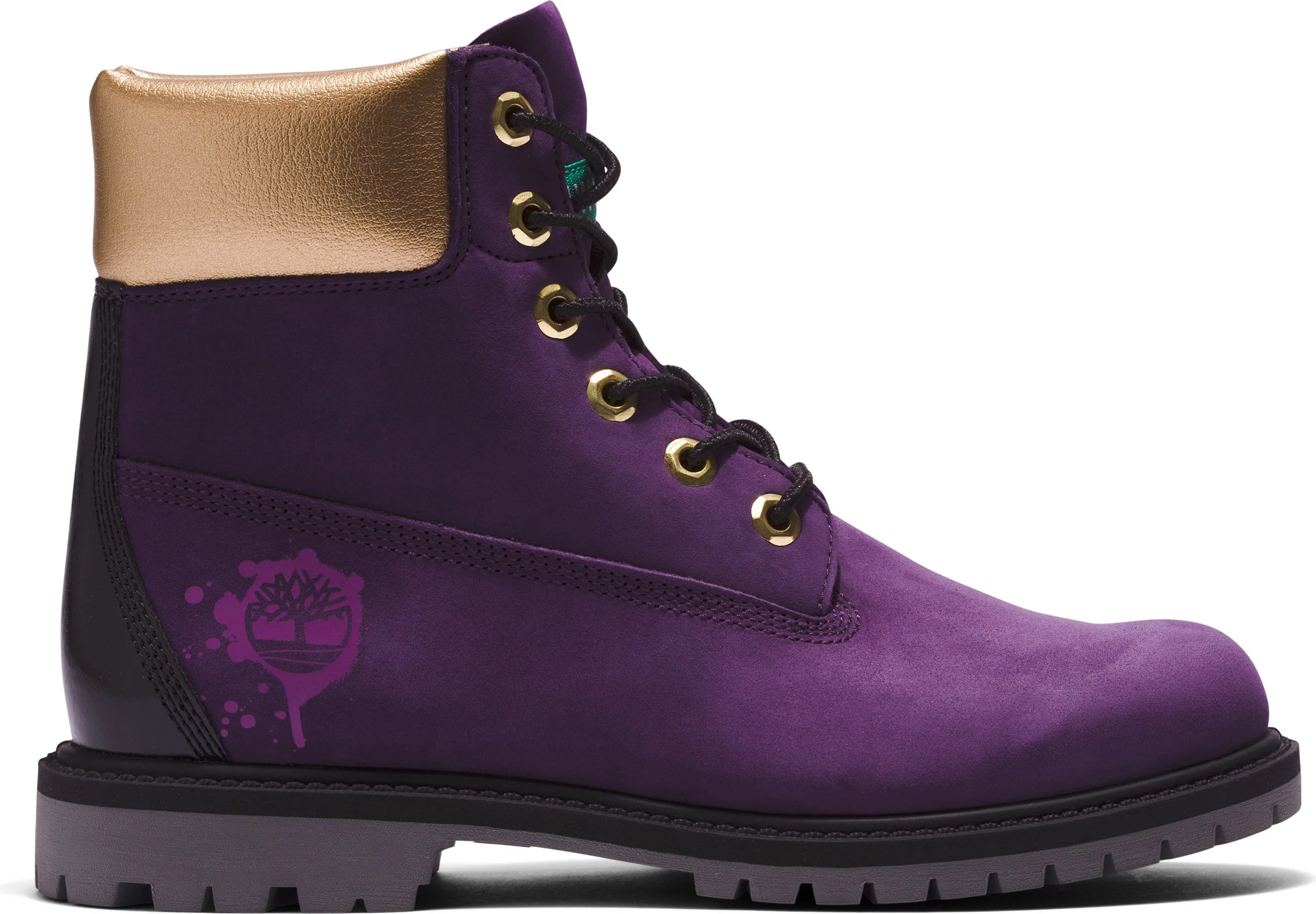 6inch Waterproof Boot Purple - Image 2
