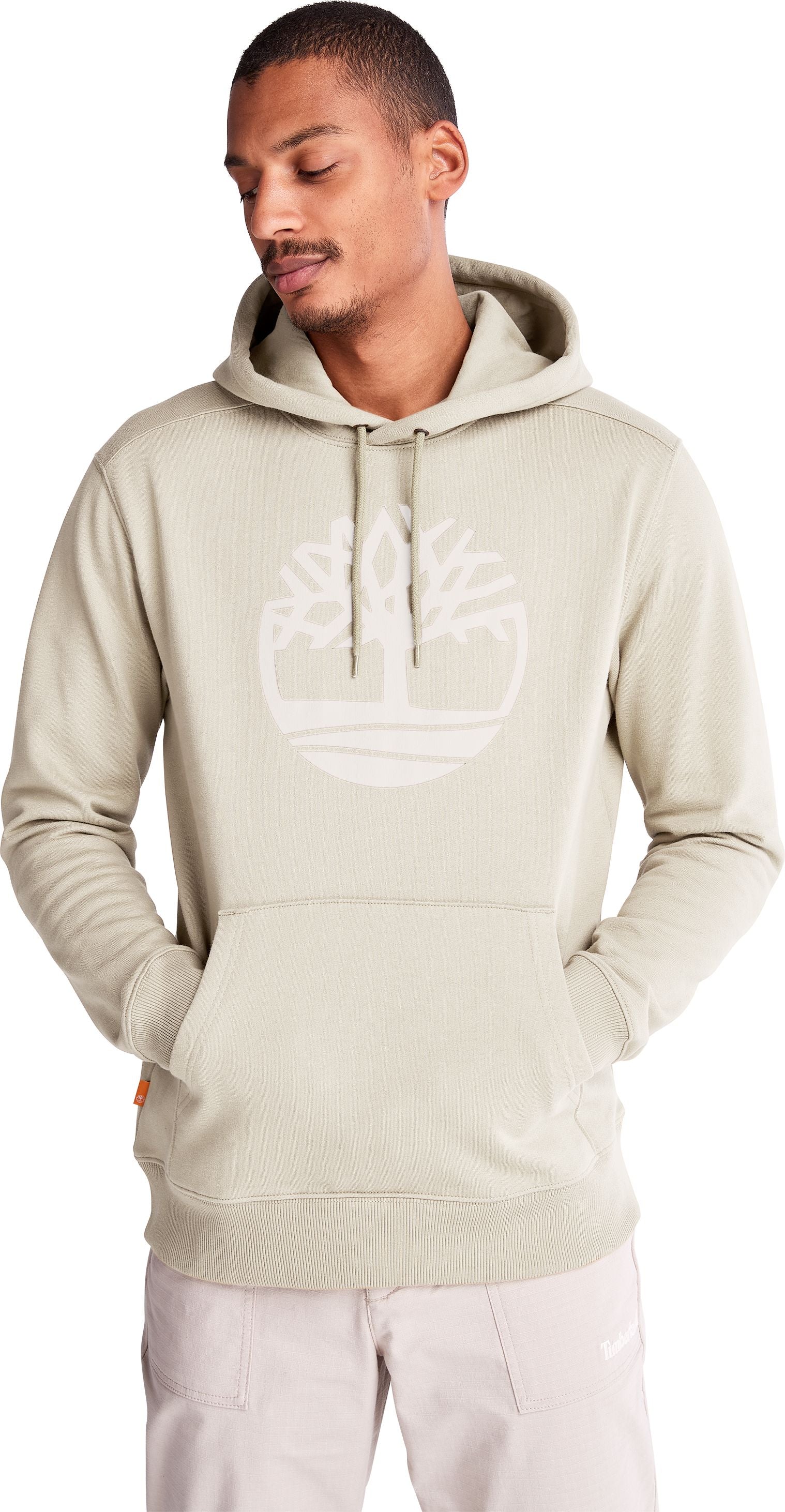 Core Tree Logo Pullover Hoodie Island Fossil - Image 2