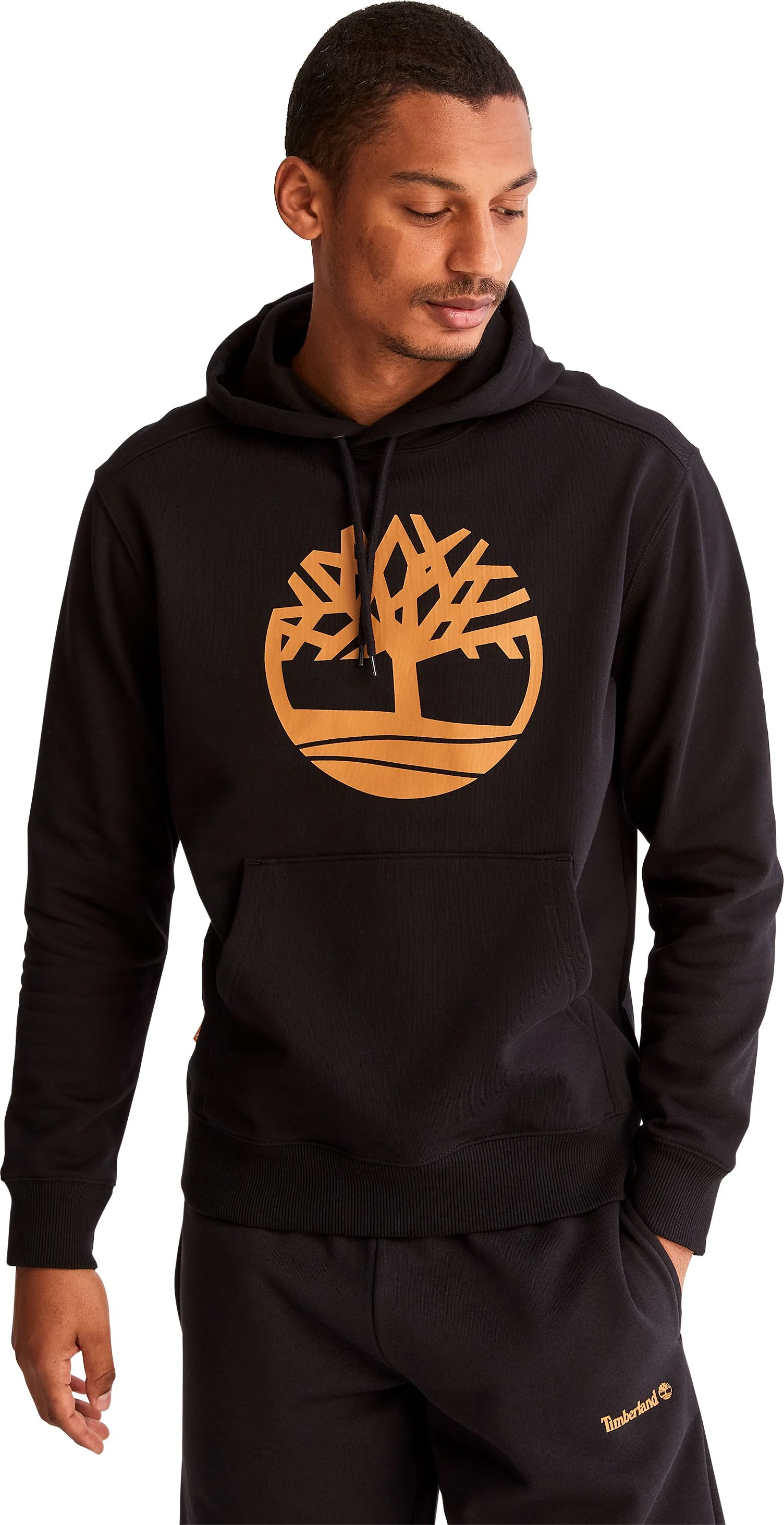 Core Tree Logo Pullover Hoodie Black - Image 2